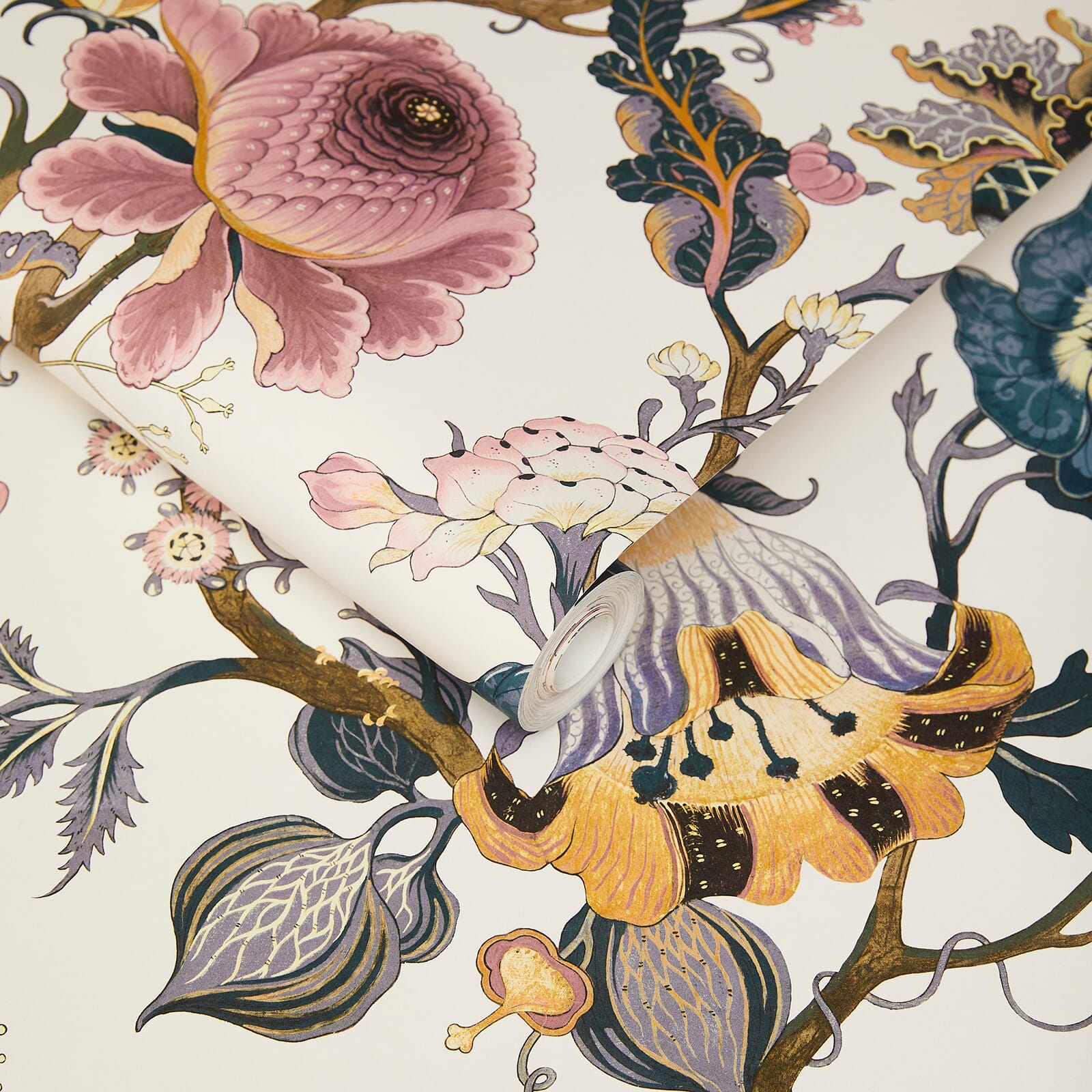 Artemis Wallpaper - Off-White - House of Hackney - 1-WA-ART-DI-WHT-XXX - Morris Wallpaper