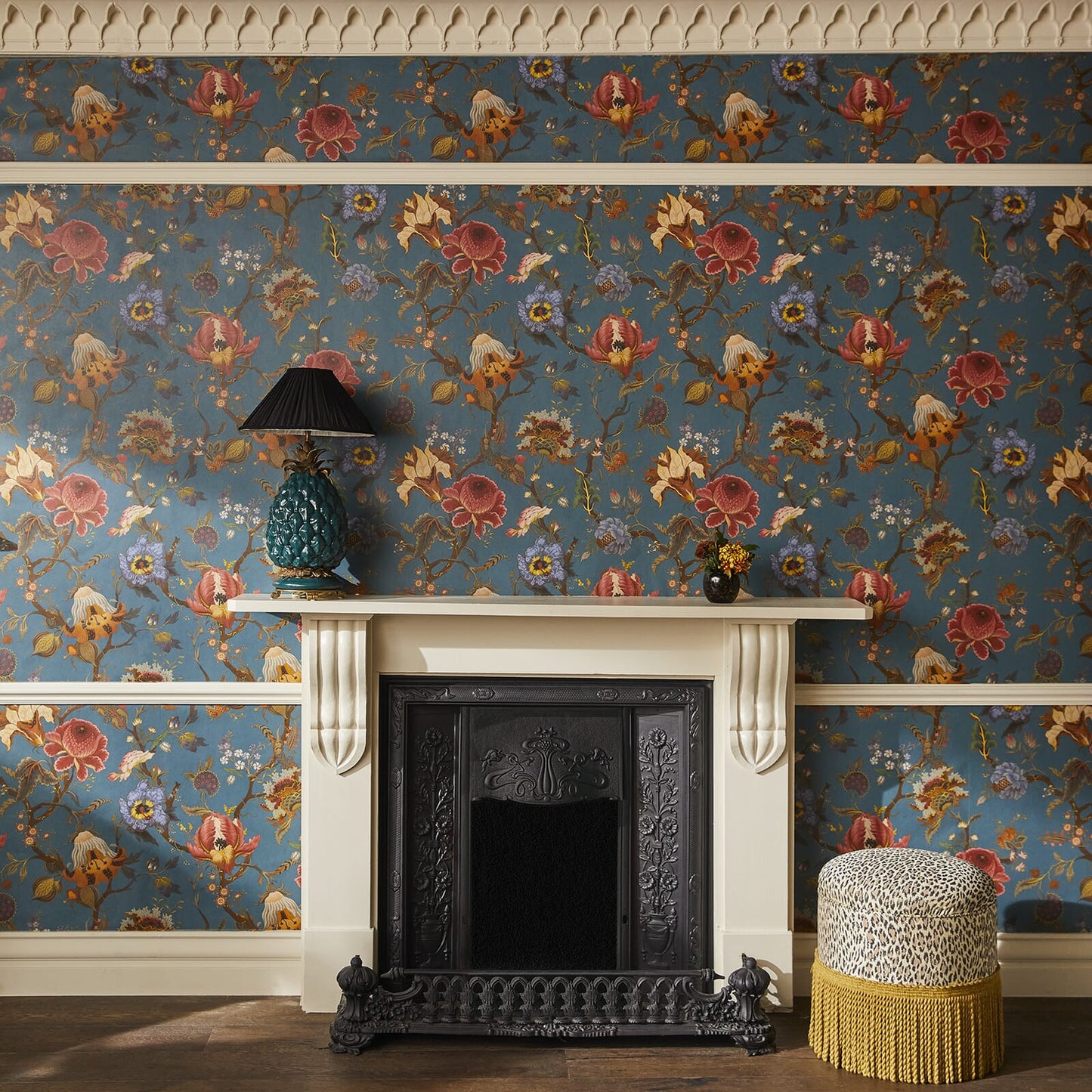 Artemis Wallpaper - Petrol - House of Hackney - 1-WA-ART-DI-PET-XXX - Morris Wallpaper