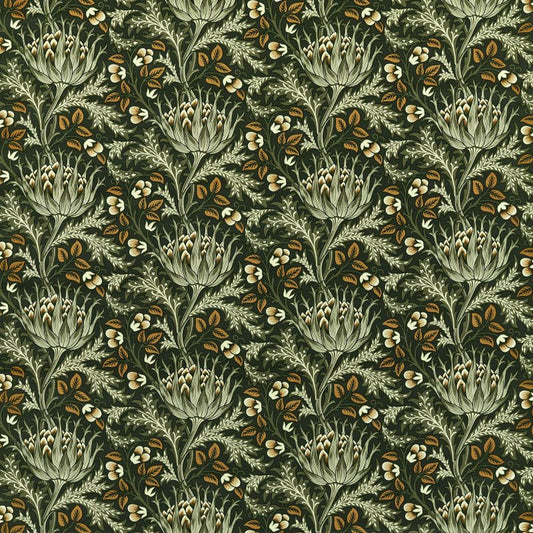 Artichoke Velvet Fabric - Tump - Morris & Co - 227000 - Premier Wallcovering