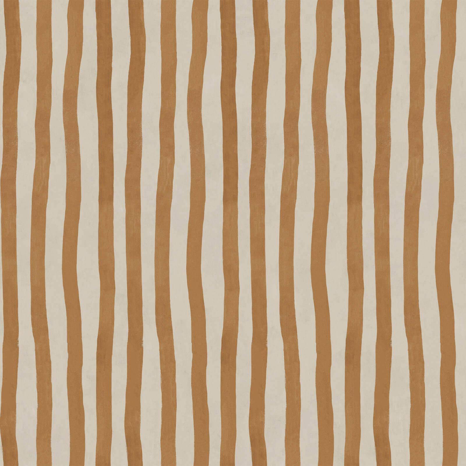 Artist's Stripe Wallpaper - Amber - House of Hackney - 1-WA-ATS-DI-AMB-XXX - Morris Wallpaper