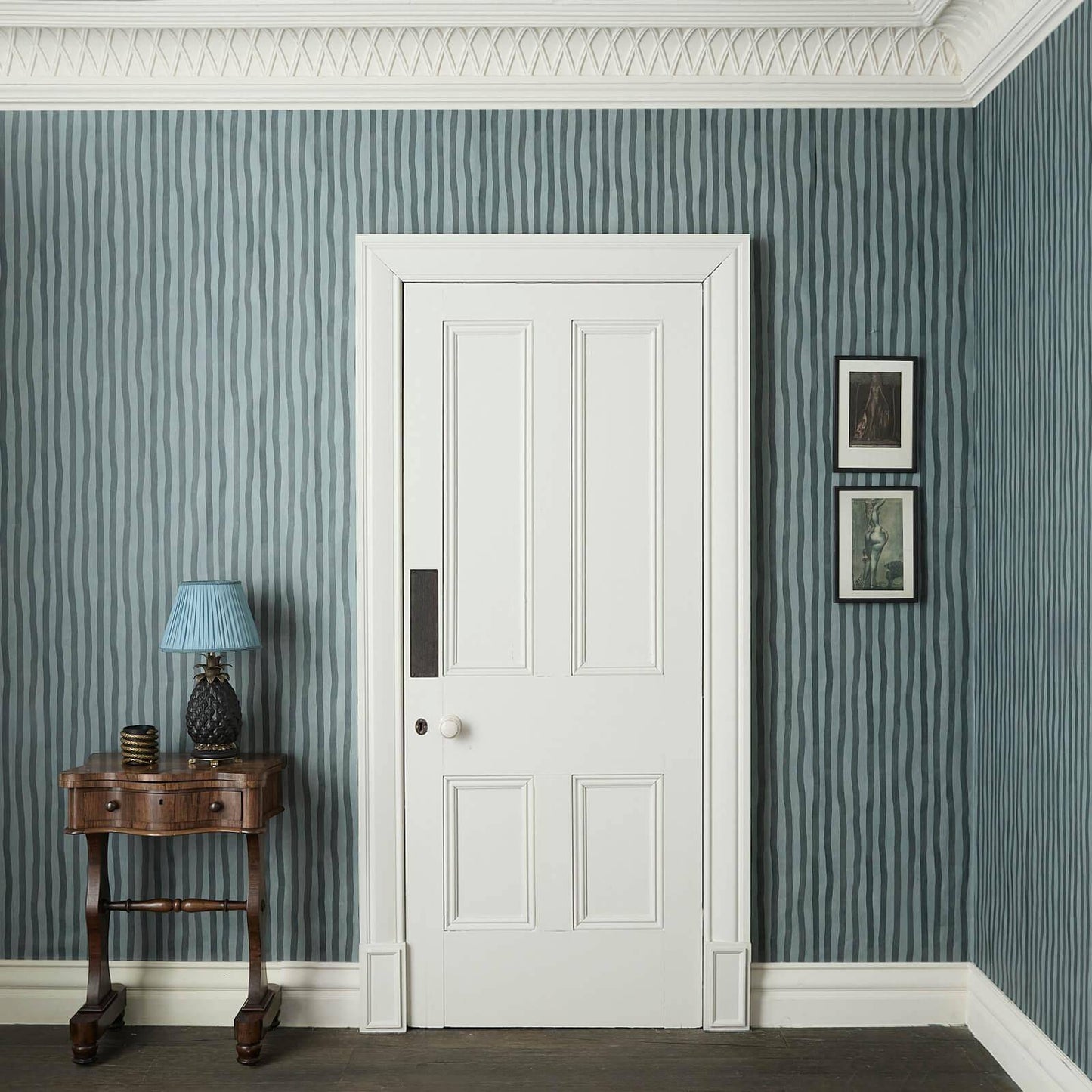 Artist's Stripe Wallpaper - Apatite - House of Hackney - 1-WA-ATS-DI-PET-XXX - Morris Wallpaper