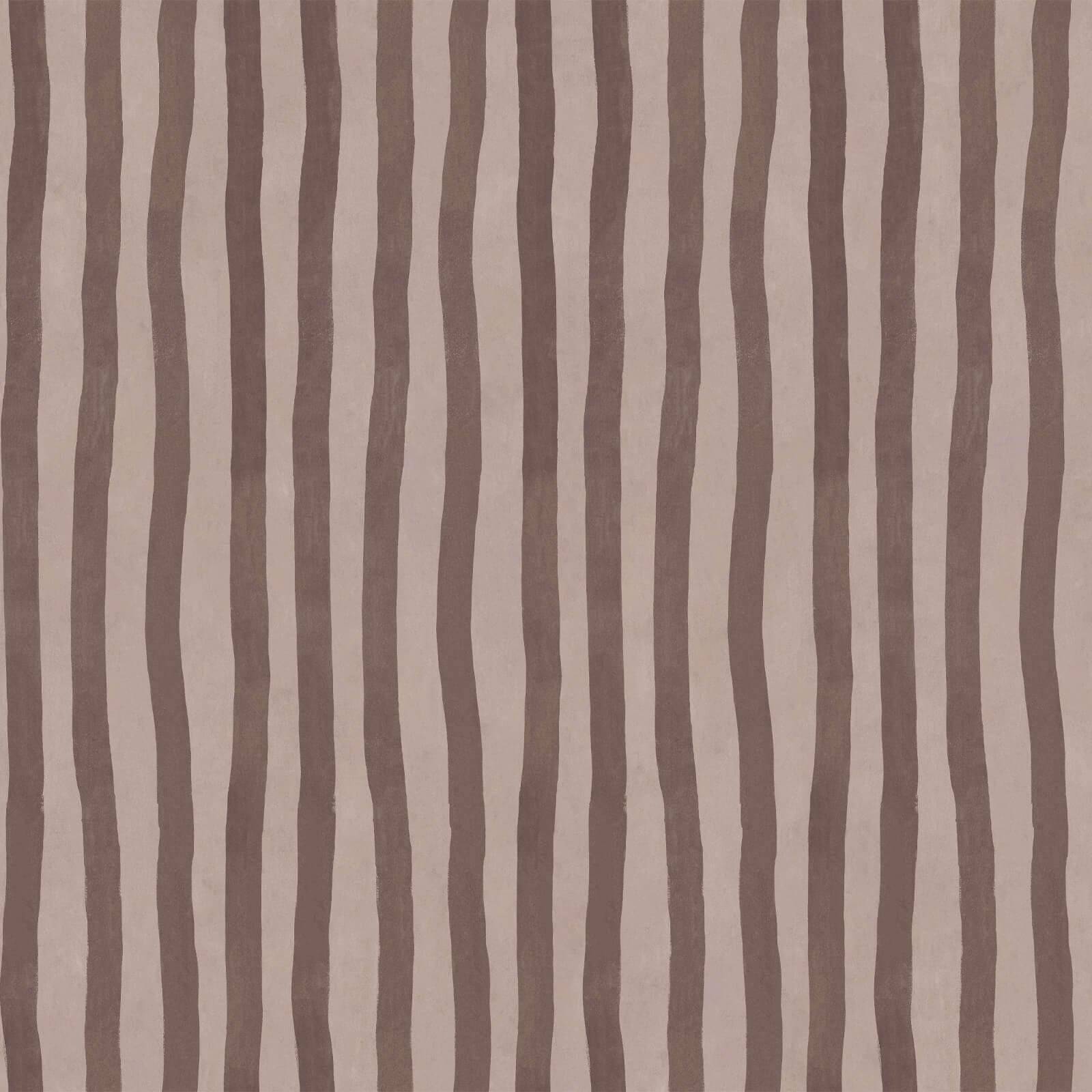 Artist's Stripe Wallpaper - Carnelian - House of Hackney - 1-WA-ATS-DI-CRN-XXX - Morris Wallpaper