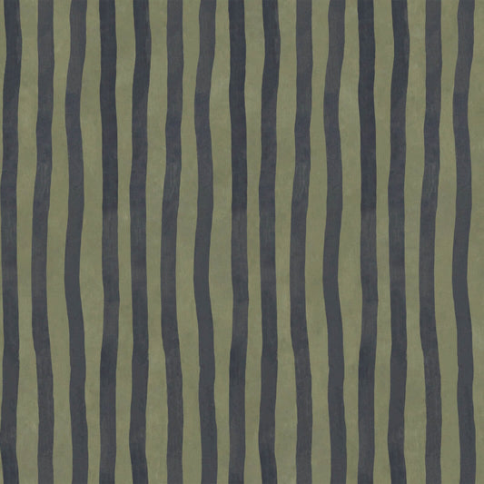 Artist's Stripe Wallpaper - Laurustine & Galaxias - House of Hackney - 1-WA-ATS-DI-LAG-XXX - Morris Wallpaper