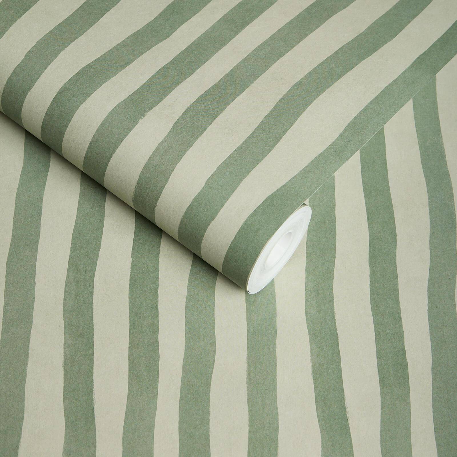 Artist's Stripe Wallpaper - Opal - House of Hackney - 1-WA-ATS-DI-MYO-XXX - Morris Wallpaper