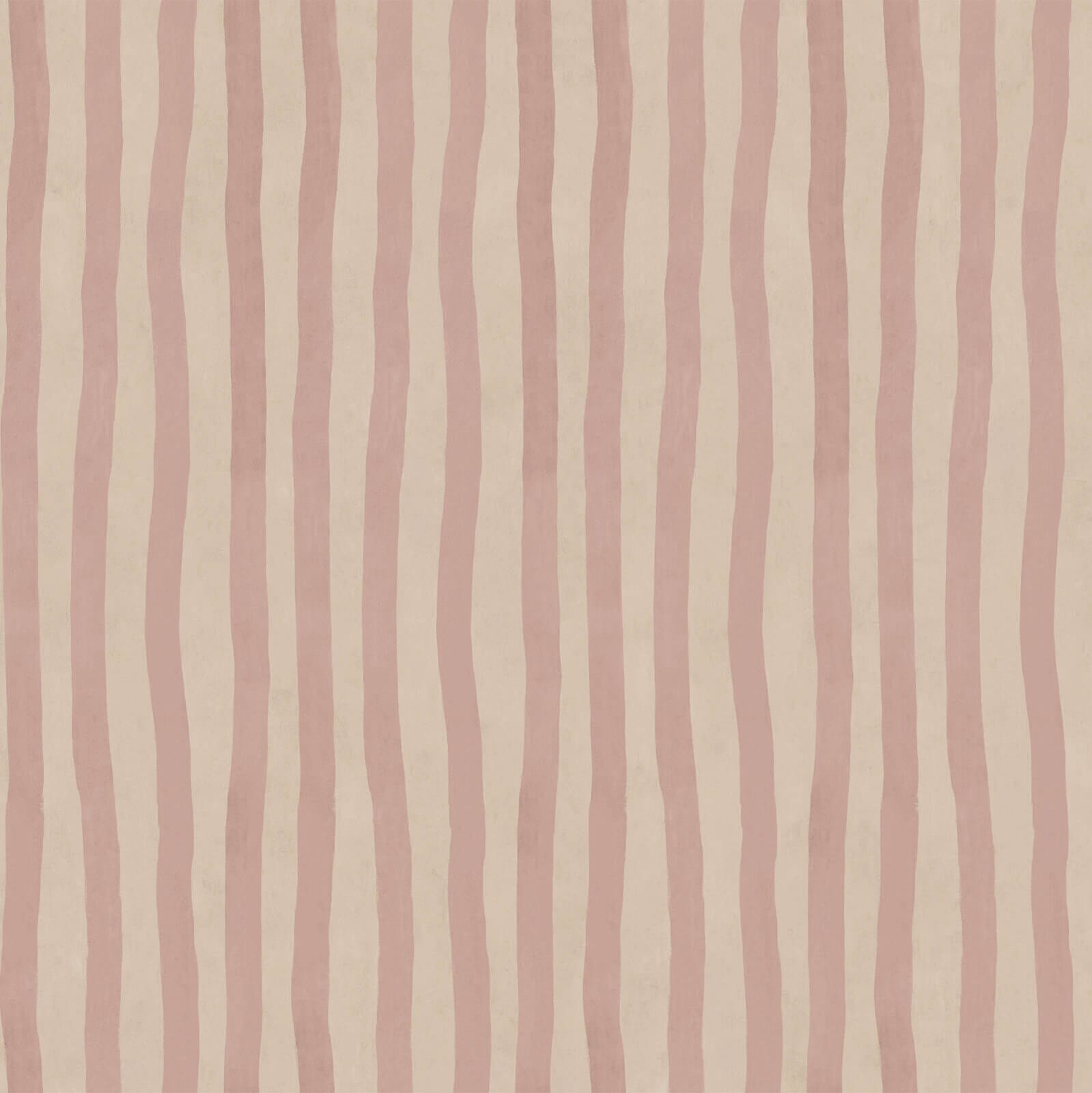 Artist's Stripe Wallpaper - Sakura & Astrantia - House of Hackney - 1-WA-ATS-DI-SKA-XXX - Morris Wallpaper