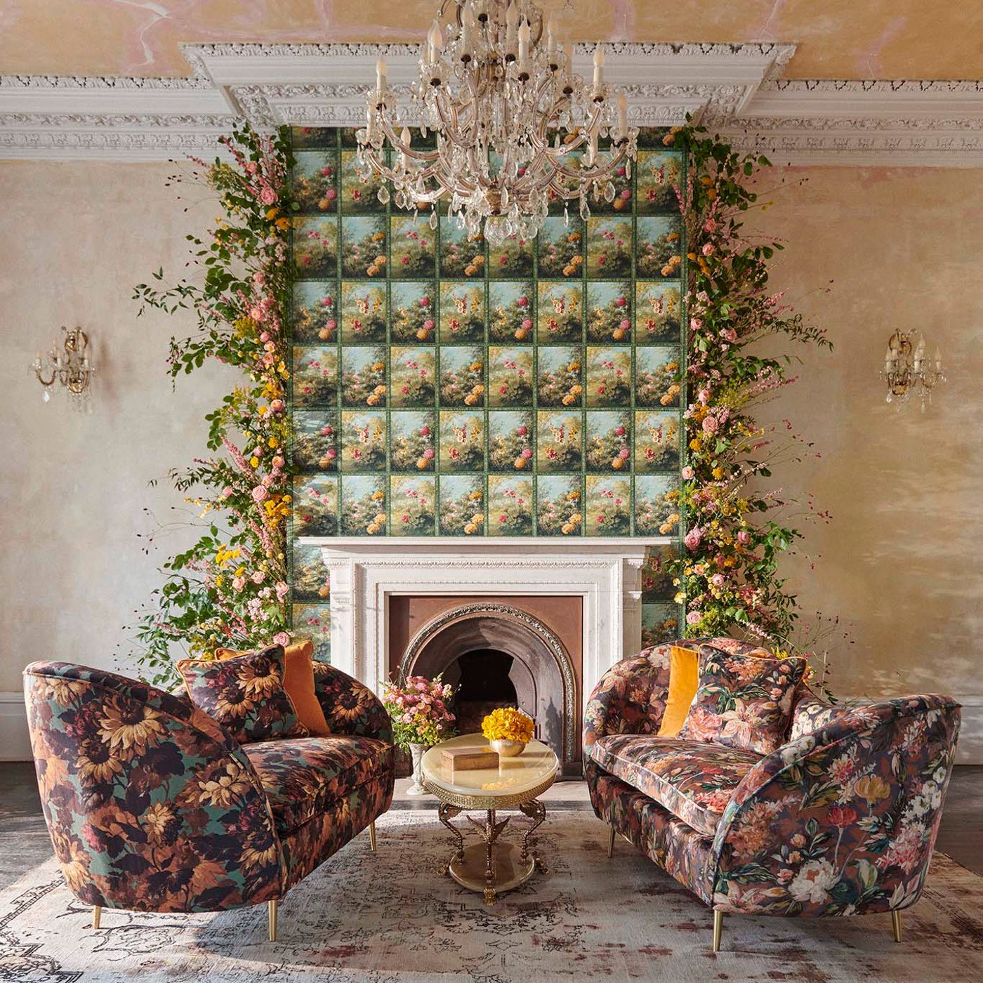 Artus Wallpaper - Forest - Clarke & Clarke - W0155/03 - Morris Wallpaper