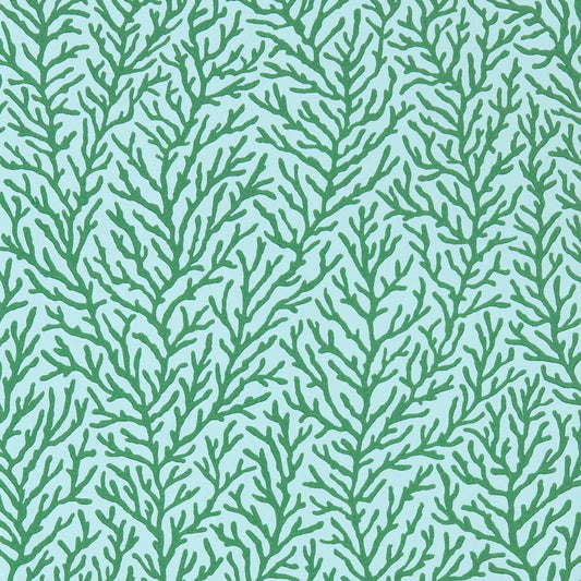 Atoll Wallpaper - Seaglass/Emerald - Harlequin - HTEW112769 - Morris Wallpaper