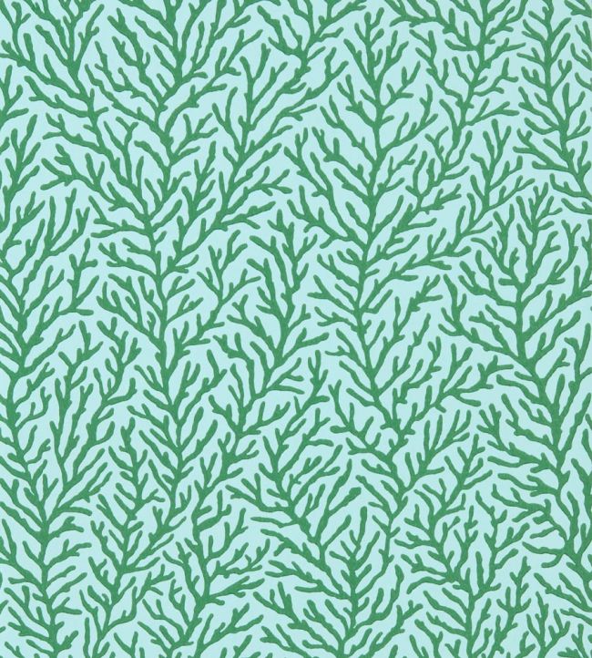 Atoll Wallpaper - Seaglass/Emerald - HTEW112769 - Harlequin - Morris Wallpaper