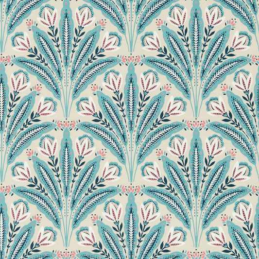 Attingham Wallpaper - Mineral - Clarke & Clarke - W0193/03 - Morris Wallpaper