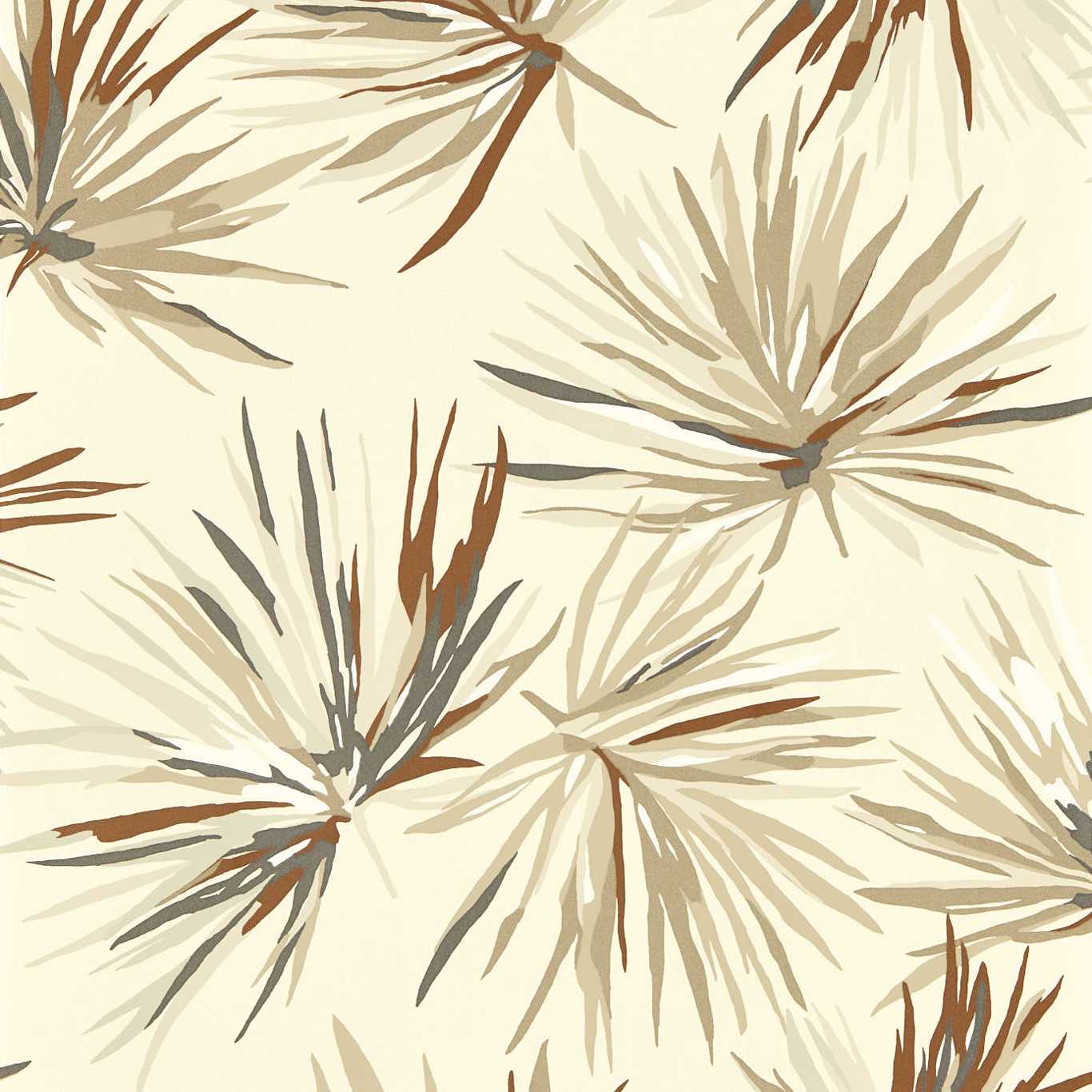 Aucuba Wallpaper - Bronze/Sediment/Pearl - HM7W112746 - Harlequin - Premier Wallcovering