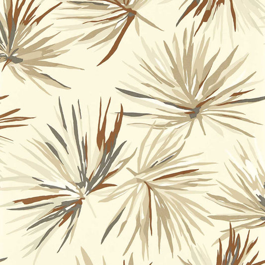 Aucuba Wallpaper - Bronze/Sediment/Pearl - Harlequin - HM7W112746 - Morris Wallpaper