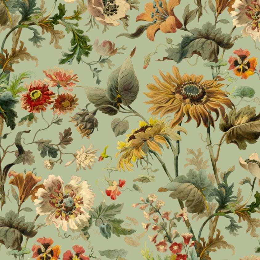 Avalon Wallpaper - Apple - House of Hackney - 1-WA-AVA-DI-APP-XXX - Morris Wallpaper