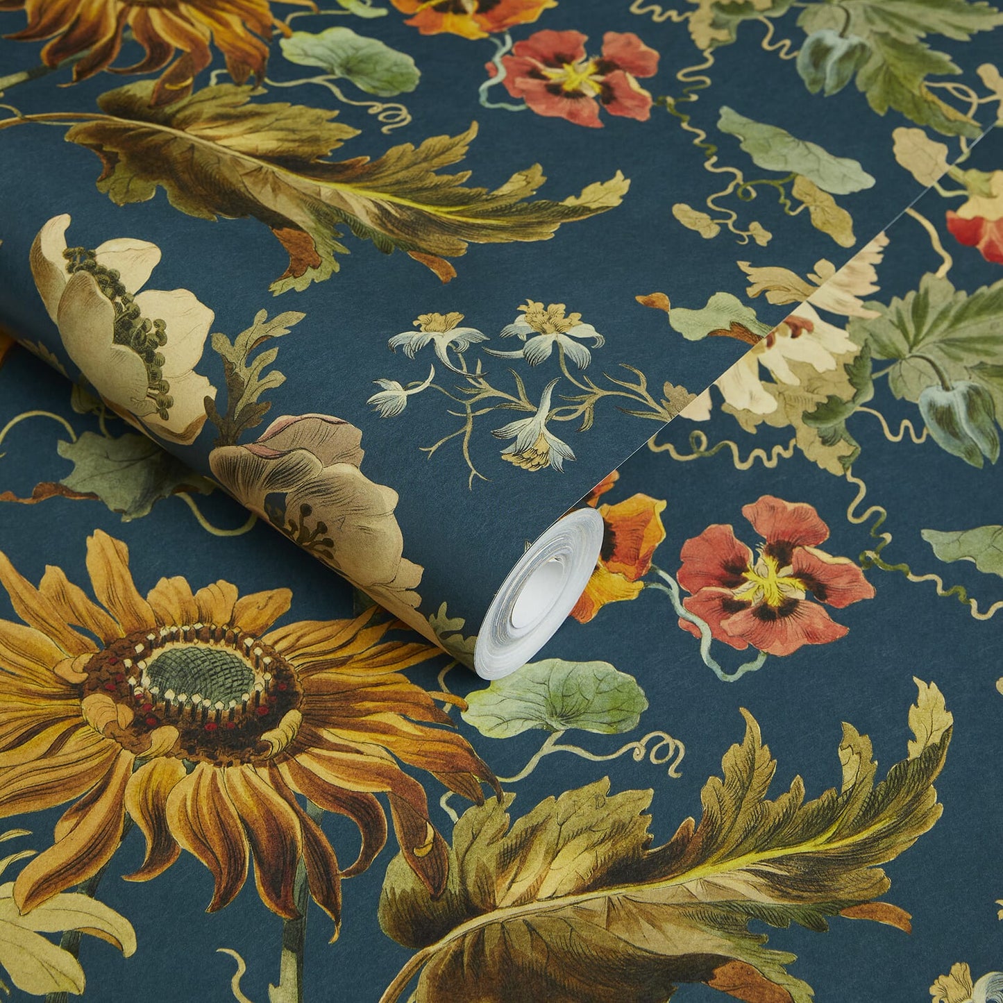 Avalon Wallpaper - Petrol - House of Hackney - 1-WA-AVA-DI-PET-XXX - Morris Wallpaper
