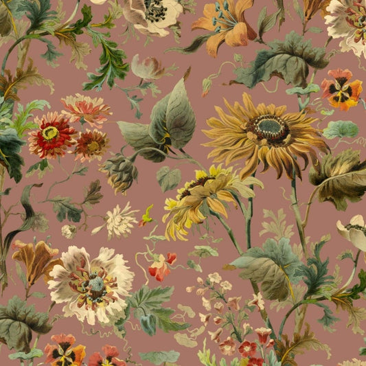 Avalon Wallpaper - Puce-Pink - House of Hackney - 1-WA-AVA-DI-PNK-XXX - Morris Wallpaper