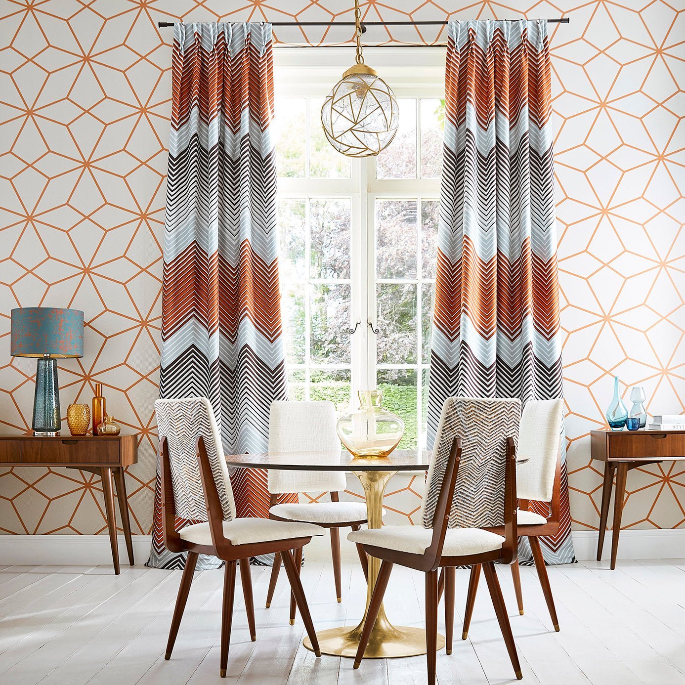 Axal Wallpaper - Rust - HMWF111979 - Harlequin - Premier Wallcovering
