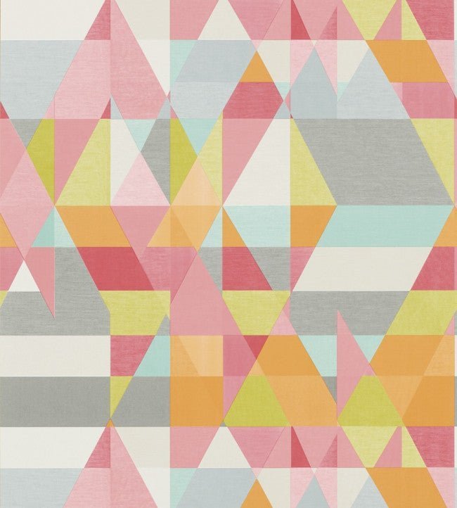 Axis Wallpaper - Lime / Peony / Sunset - NSWA110836 - Scion