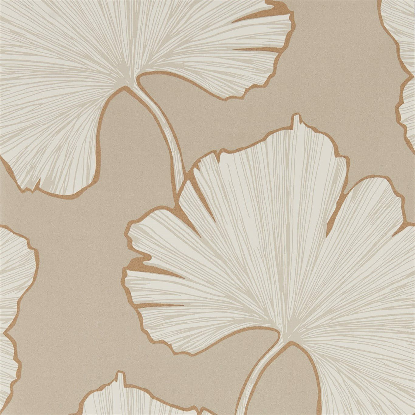 Azurea Wallpaper - Champagne - HLUT111712 - Harlequin - Premier Wallcovering