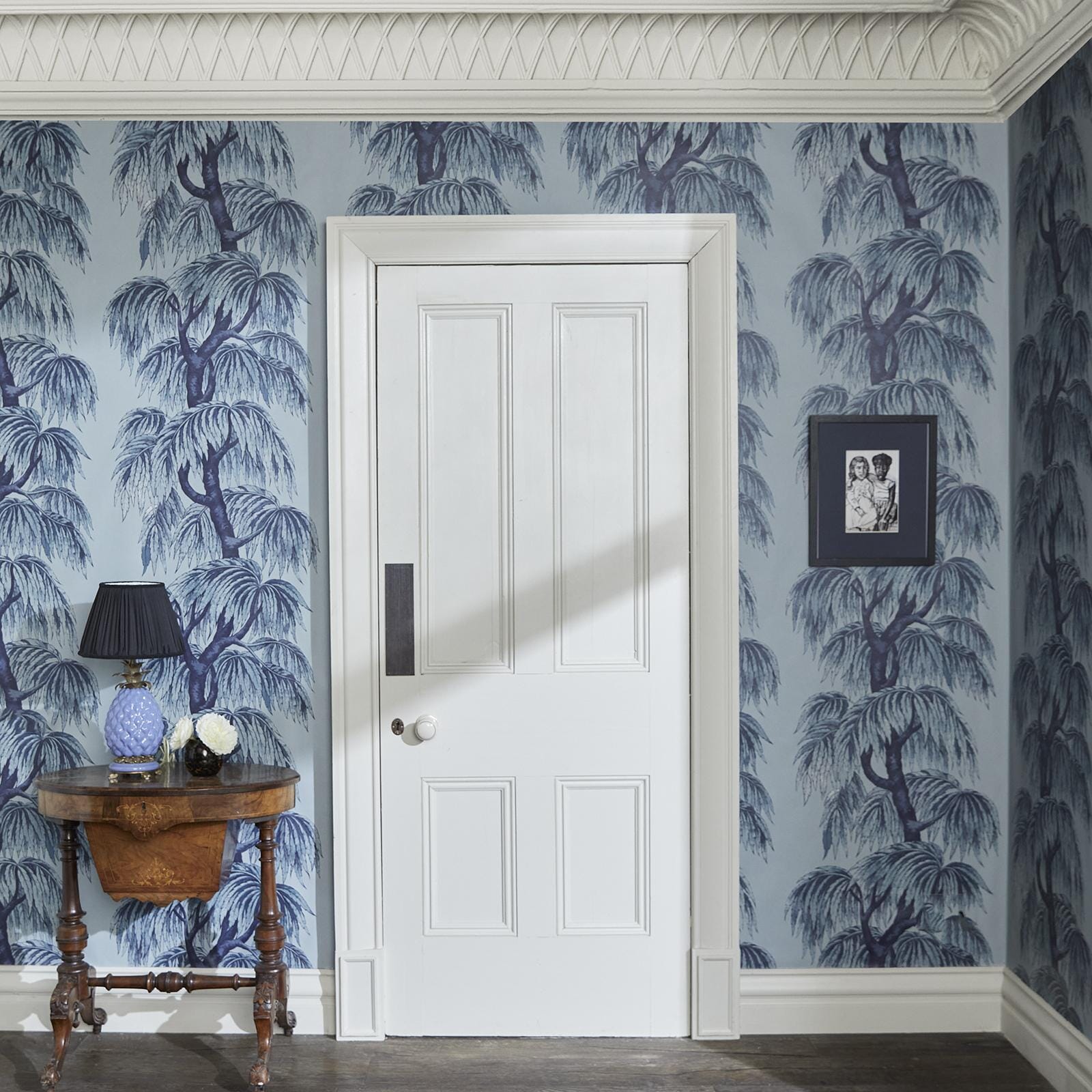 Babylon Wallpaper - Celestial Blue - House of Hackney - 1-WA-BAB-DI-CEB-XXX - Morris Wallpaper