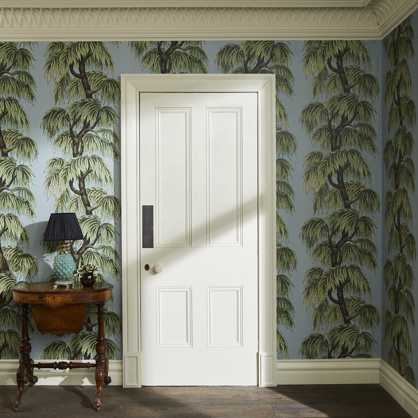 Babylon Wallpaper - Dove / Willow - House of Hackney - 1-WA-BAB-DI-D&W-XXX - Morris Wallpaper
