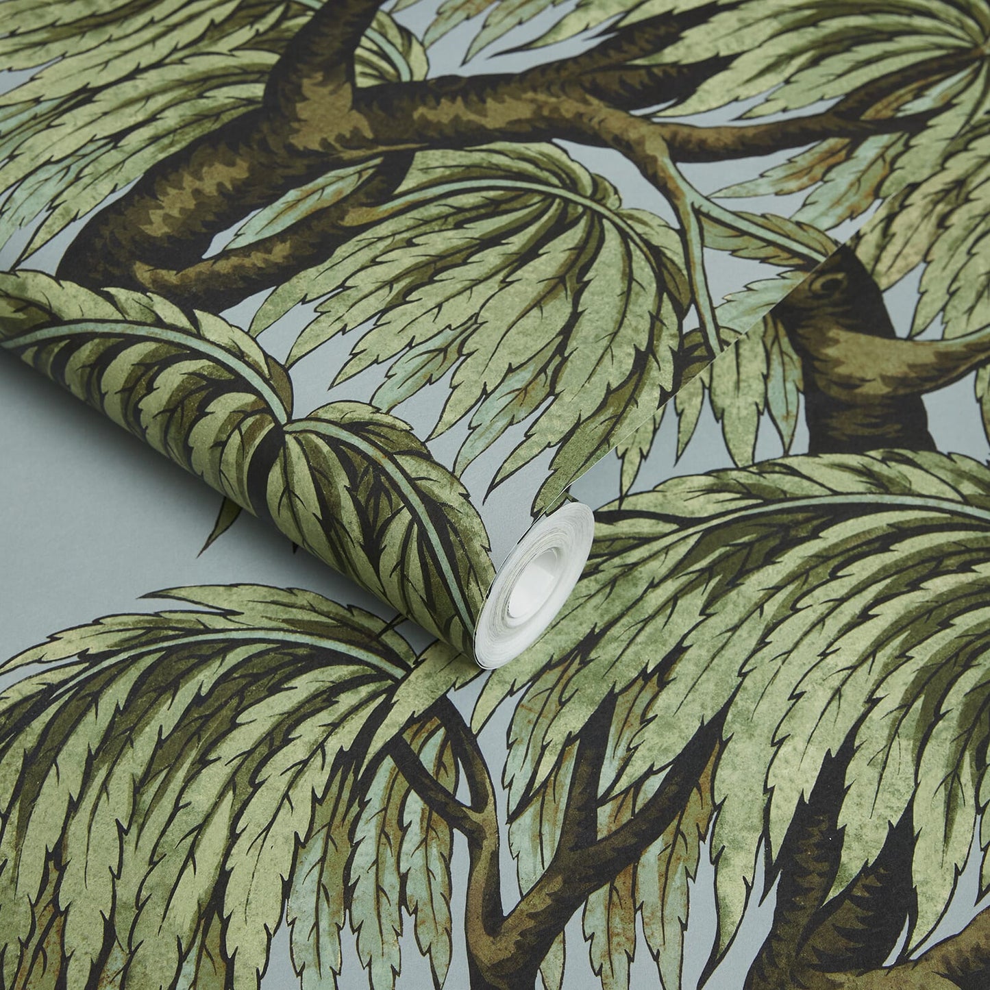Babylon Wallpaper - Dove / Willow - House of Hackney - 1-WA-BAB-DI-D&W-XXX - Morris Wallpaper