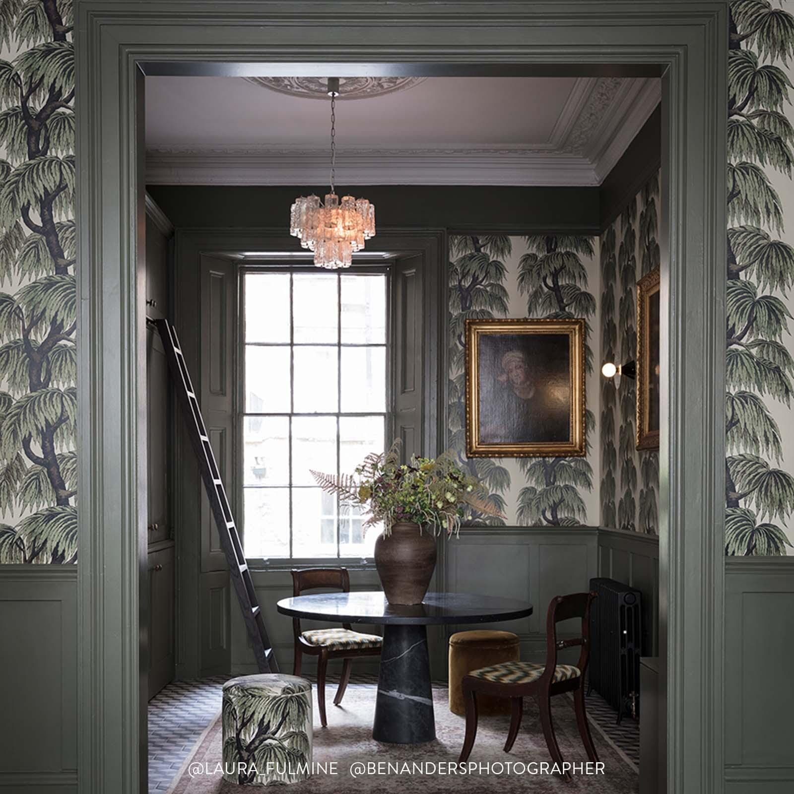 Babylon Wallpaper - Papyrus / Willow - House of Hackney - 1-WA-BAB-DI-PAP-XXX - Morris Wallpaper