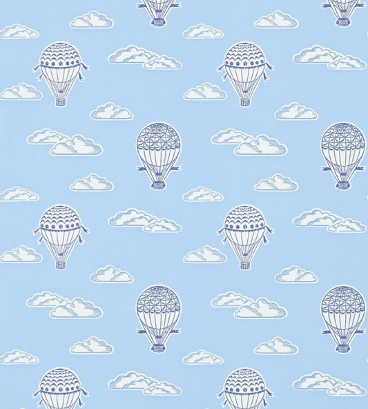 Balloons Wallpaper - Indigo/Blue - DLIT214028 - Sanderson - Morris Wallpaper