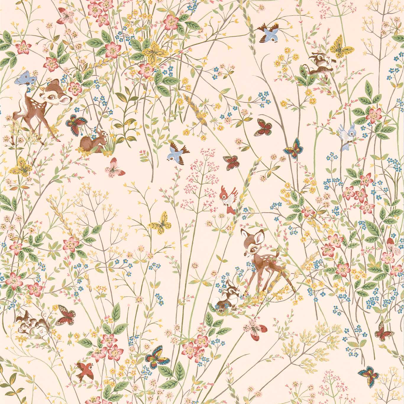 Bambi Wallpaper - Neapolitan - DDIW217279 - Sanderson - Disney Home - Morris Wallpaper