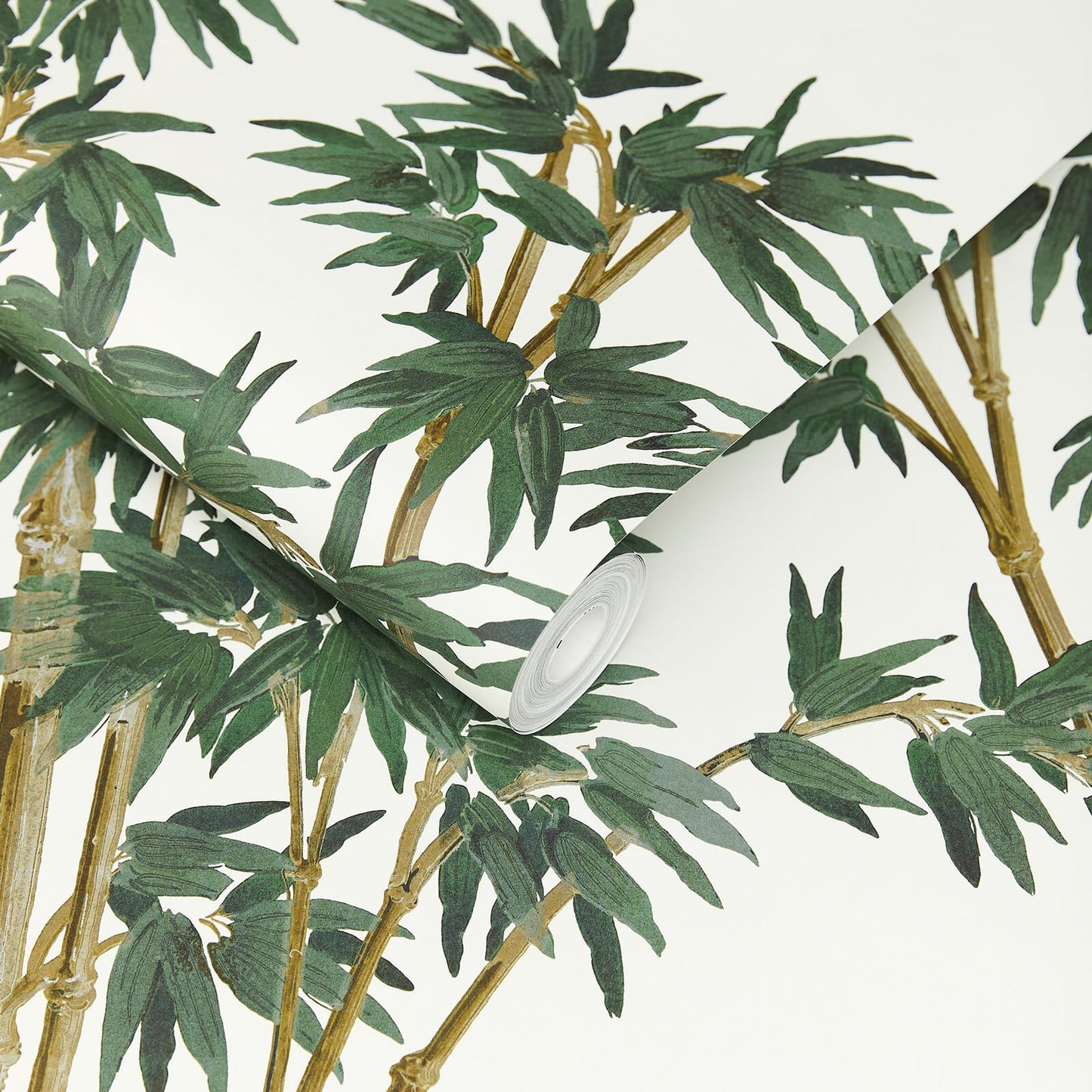 Bambusa Wallpaper - Antique-White - House of Hackney - 1-WA-BAM-DI-WHT-XXX - Morris Wallpaper