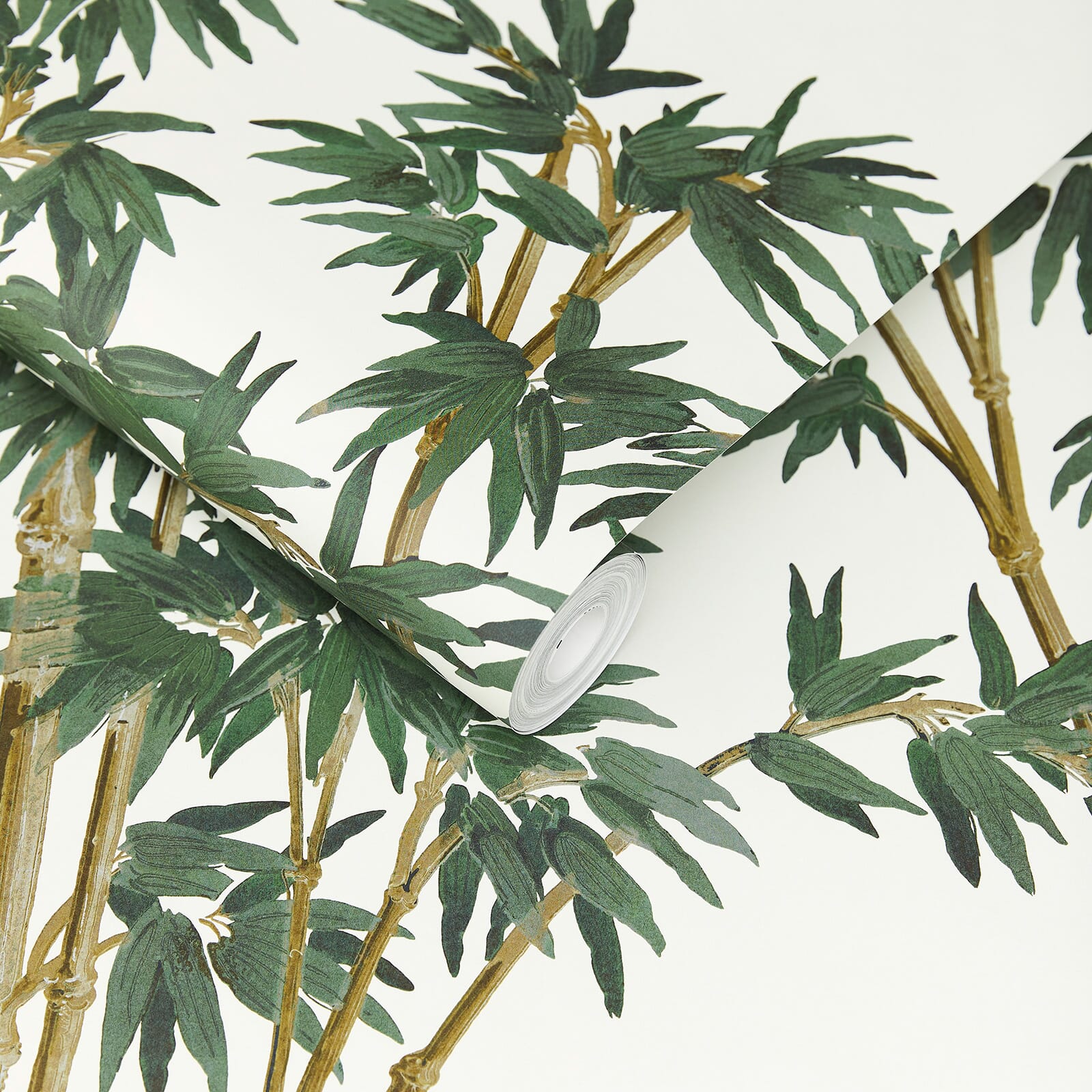 Bambusa Wallpaper - Antique-White - House of Hackney - 1-WA-BAM-DI-WHT-XXX - Morris Wallpaper