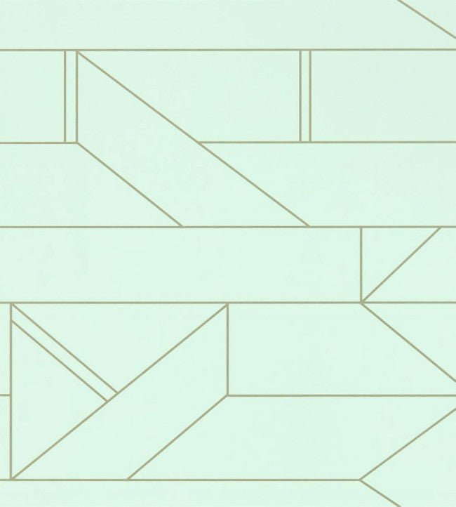 Barbican Wallpaper - Mint - NZAW112013 - Scion