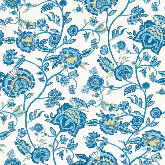 Barmeri Wallpaper - Cobalt - Clarke & Clarke - W0232/01 - Morris Wallpaper