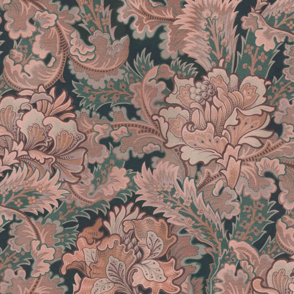 Bathsheba Wallpaper - Dahlia - House of Hackney - 1-WA-BAH-DI-DAH-XXX - Morris Wallpaper