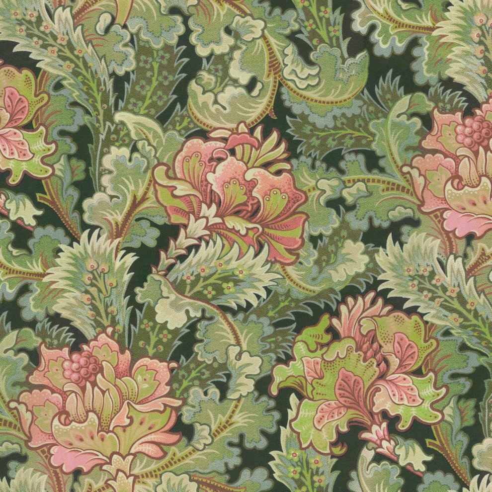 Bathsheba Wallpaper - Verde - House of Hackney - 1-WA-BAH-DI-VER-XXX - Morris Wallpaper