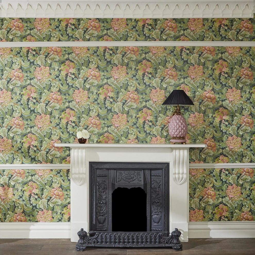 Bathsheba Wallpaper - Verde - House of Hackney - 1-WA-BAH-DI-VER-XXX - Morris Wallpaper