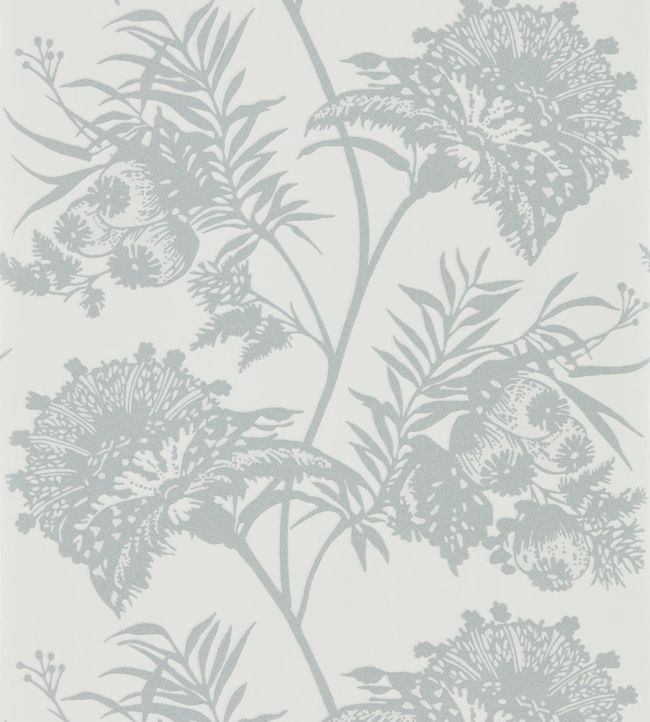 Bavero Shimmer Wallpaper - Silver - HZAP111778 - Harlequin - Morris Wallpaper