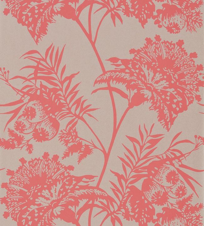 Bavero Wallpaper - Coral - HZAP111766 - Harlequin - Morris Wallpaper