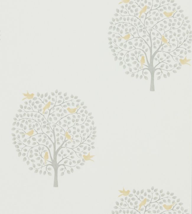 Bay Tree Wallpaper - Dijon/Mole - DHPO216360 - Sanderson - Morris Wallpaper