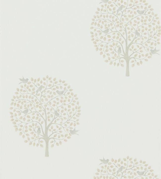 Bay Tree Wallpaper - Linen/Dove - DHPO216362 - Sanderson - Morris Wallpaper