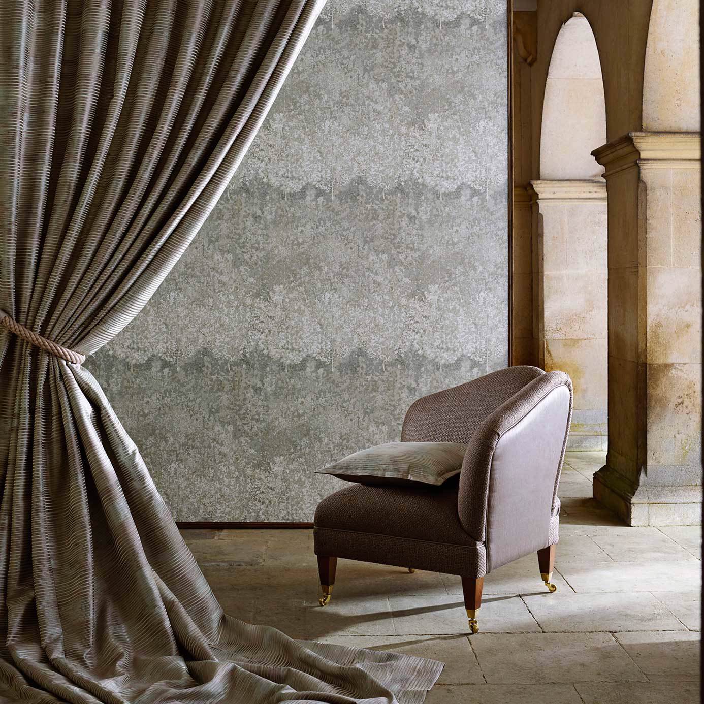 Belvoir Wallpaper - Mineral - Zoffany - ZKEM312652 - Morris Wallpaper