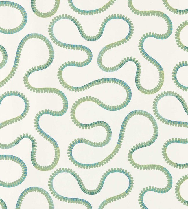 Bimble Wallpaper - Evergreen - Scion - NSCW113248 - Morris Wallpaper