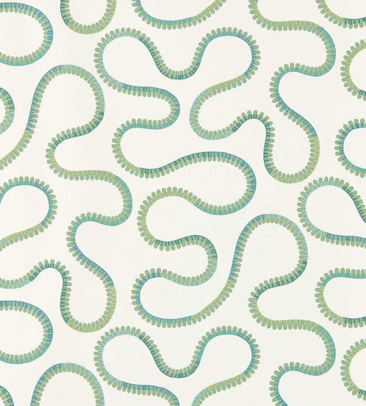 Bimble Wallpaper - Evergreen - Scion - NSCW113248 - Morris Wallpaper