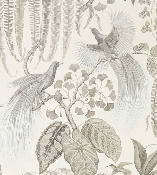 Bird Of Paradise Wallpaper - Linen - DGLW216652 - Sanderson - Morris Wallpaper