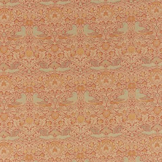 Bird Weave Fabric - Brick - Morris & Co - 236846 - Premier Wallcovering