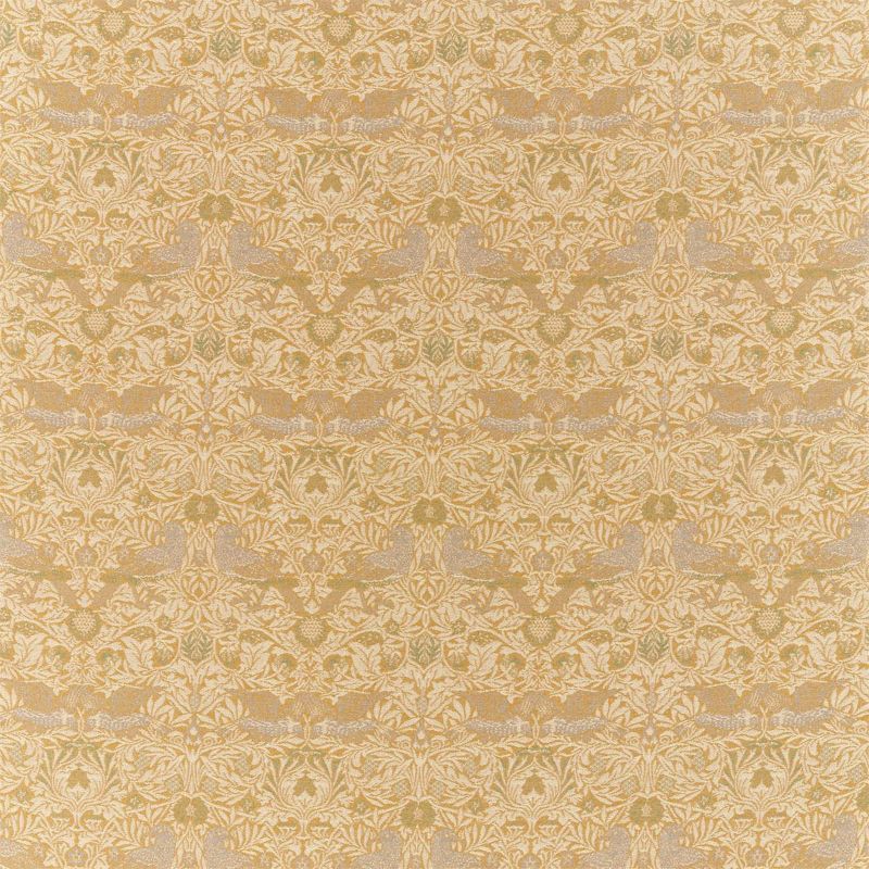 Bird Weave Fabric - Ochre - Morris & Co - 236848 - Premier Wallcovering