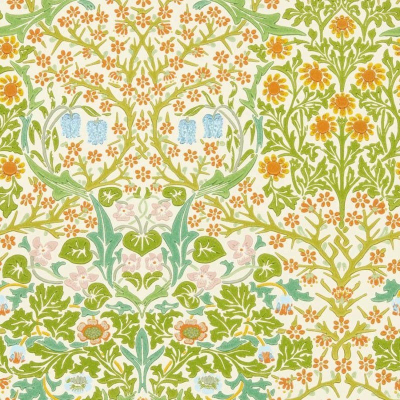Blackthorn Wallpaper - Spring - Morris & Co - 217105 - Morris Wallpaper