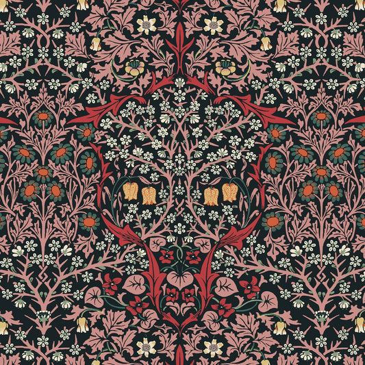 Blackthorn Wallpaper - Tourmaline - House of Hackney - 1-WA-BLA-DI-TOU-XXX - Morris Wallpaper