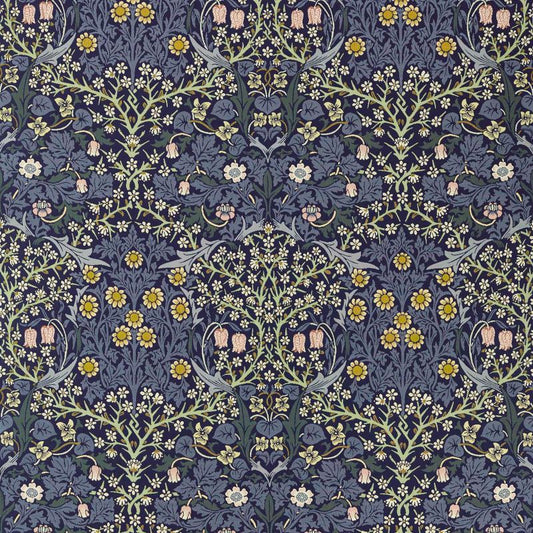 Blackthorn Weave Outdoor Fabric - Indigo - Morris & Co - 237556 - Premier Wallcovering