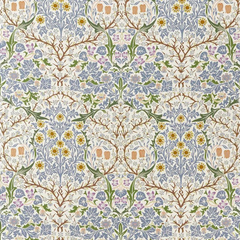 Blackthorn Weave Outdoor Fabric - Sky Blue - Morris & Co - 237558 - Premier Wallcovering