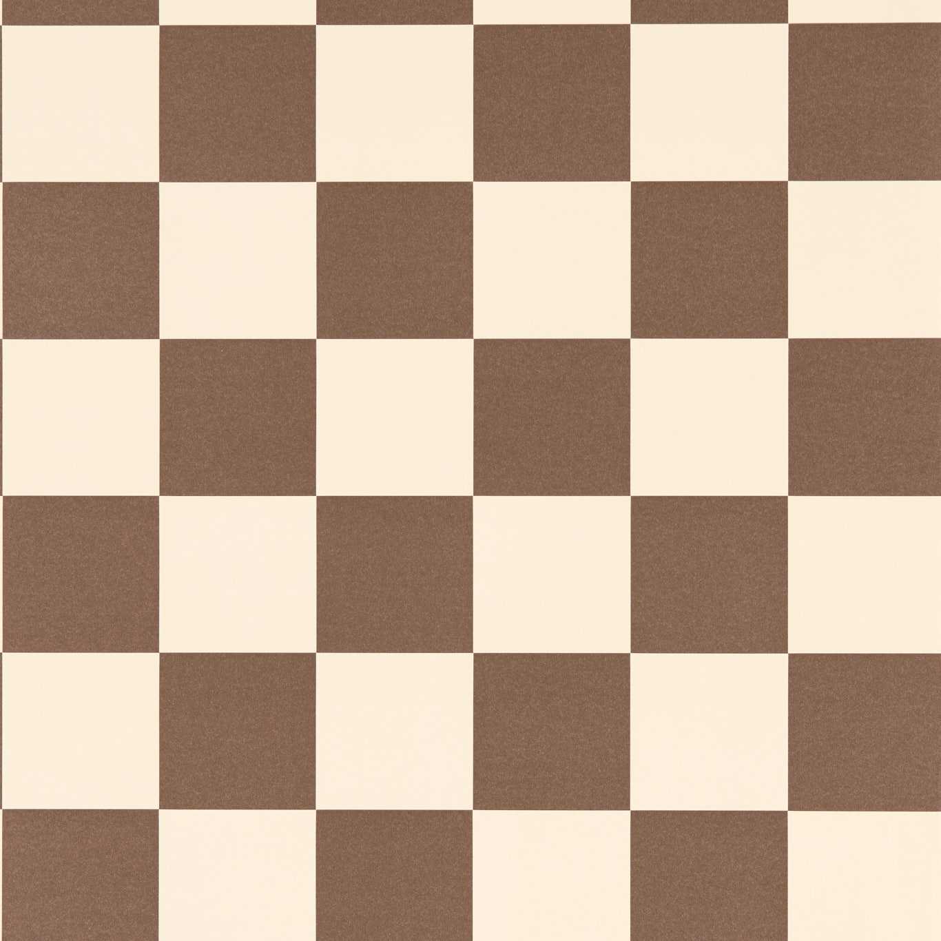 Blenets Check Wallpaper - Chocolate - Harlequin - HHHW113170 - Morris Wallpaper