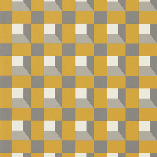 Blocks Wallpaper - Nectar/Sketched/Diffused Light - Harlequin - HQN3112942 - Morris Wallpaper